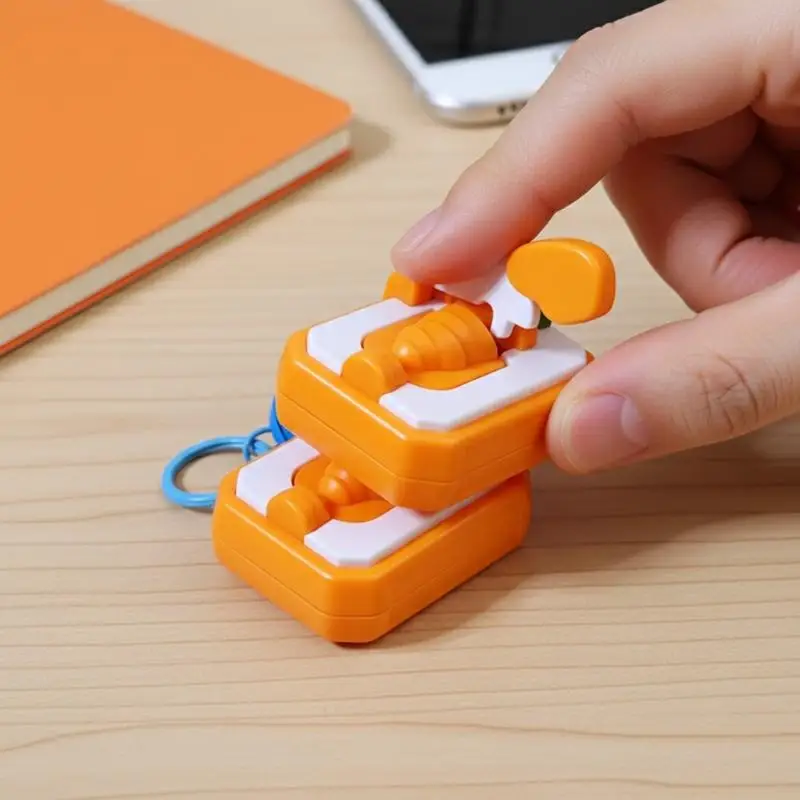 DIY Keychain Carrot-cutting Creative Mini Cutting Fun Stress-relieving Toy Interesting Toy Gift