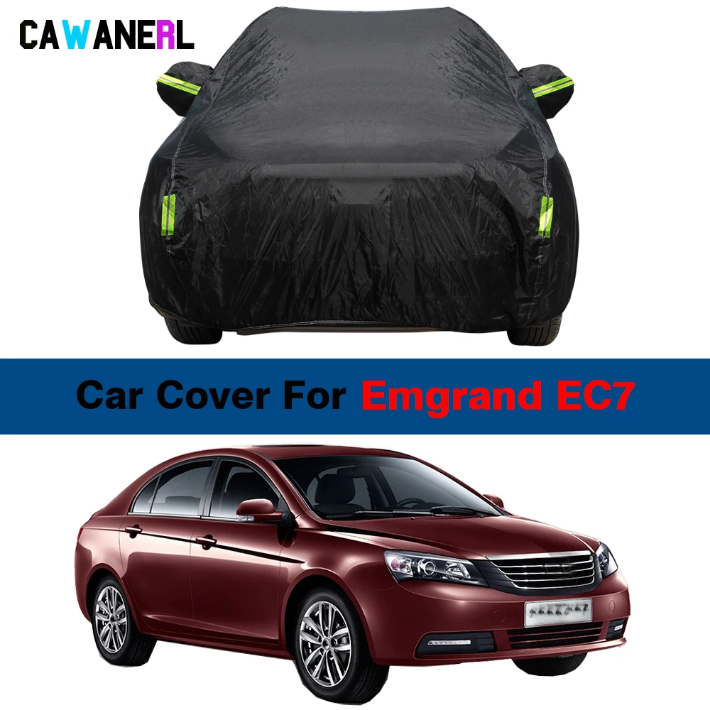 Waterproof Car Cover For Geely Emgrand EC7 Auto Summer Anti-UV Sun Shade Winter Snow Rain Dust Resistant Cover Windproof