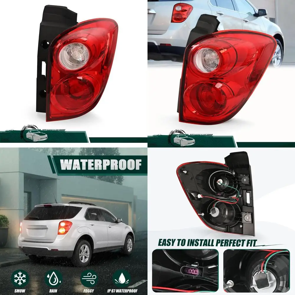 

Chevy Equinox 2010-2015 Rear Brake Light Assembly, Right Side, Compatible with GM 2084150622759317