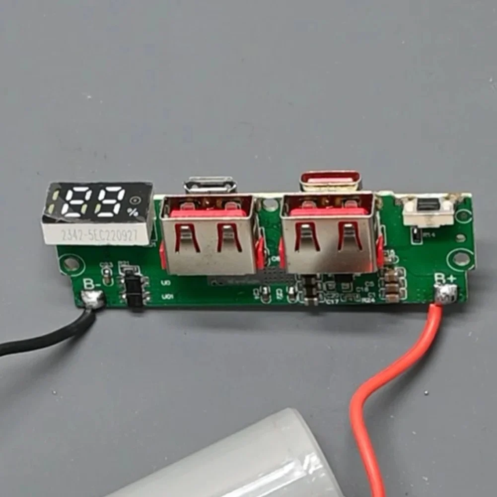 Fast Charging Module 22 5W with Digital Display for DIY Power Bank Compatible with PD QC VOOC Protocols Multi Port