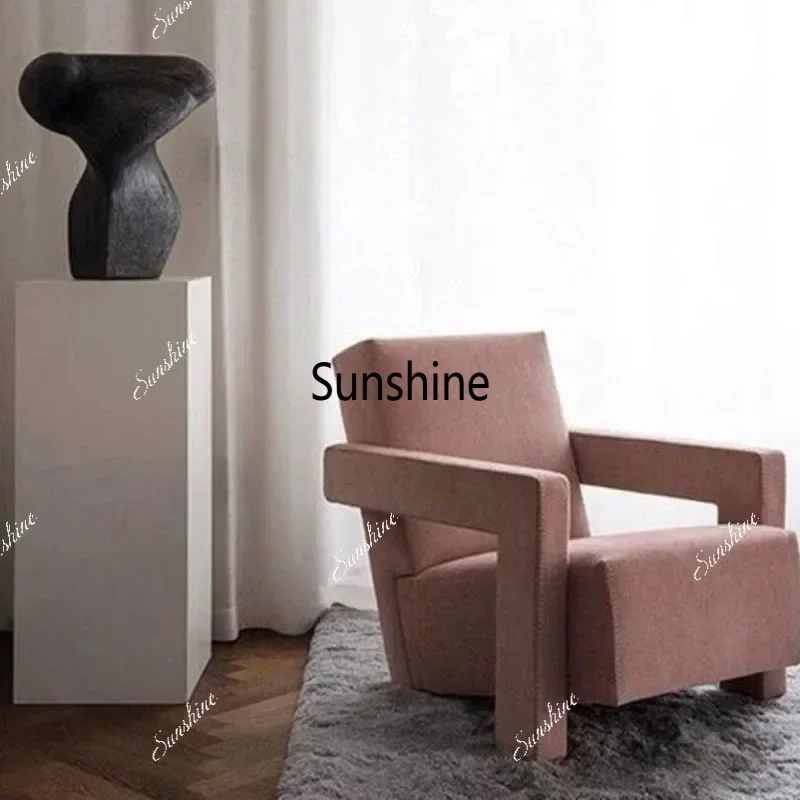 

Relaxing Nordic Designer Living Room Sofas Creative Reading Single Modern Modern Sand Udler Leisure Armchair House Furniture