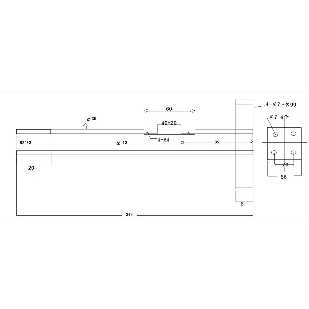 8 or 12 Filament Extruder Screw Barrel and Nozzle