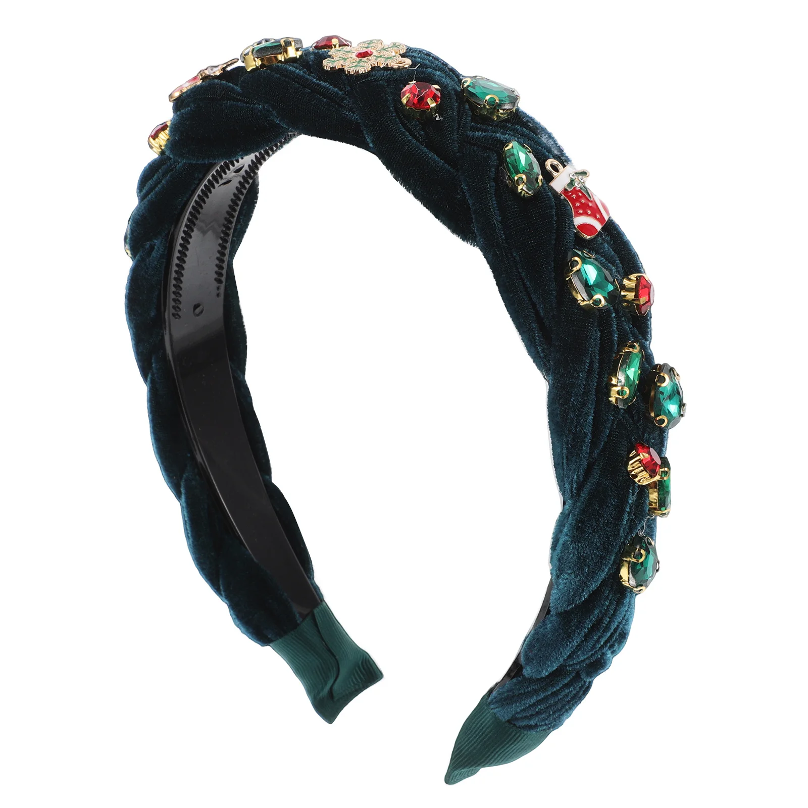 

Christmas Headband Animal Ears Antlers Tree Birthday Crown Adult Woman Beauty Fabric