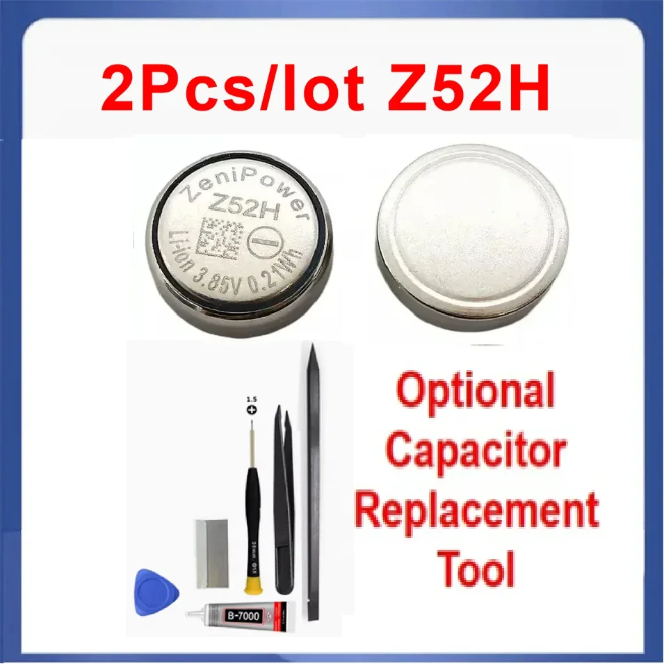 2 sztuk/partia ZeniPower Z52H 1240 3.85V dla Link Buds S WFLS900N WFLS900B słuchawki wymiana baterii części naprawcze