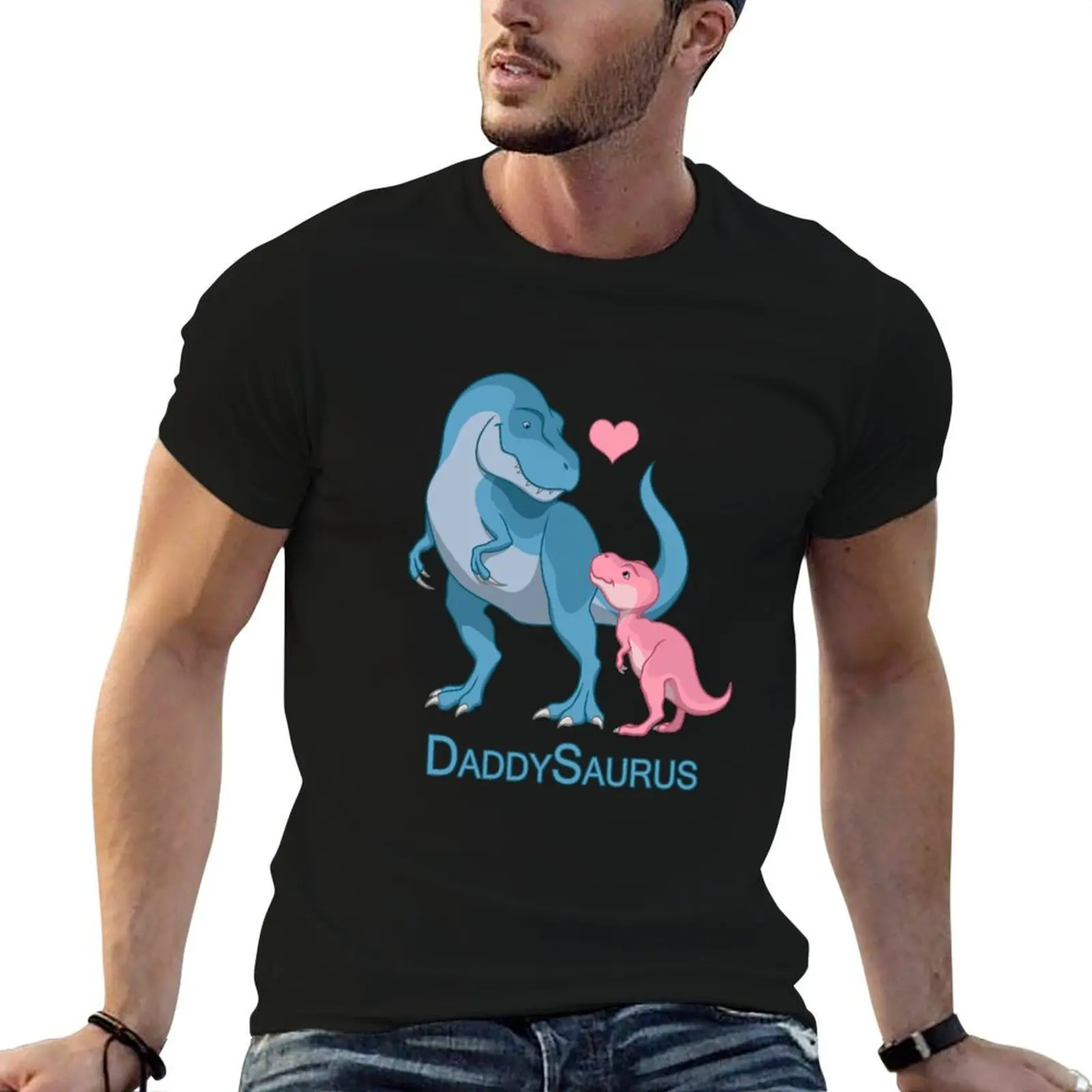 Girl T-Rex Baby funny t shirt DaddySaurus man Father Dinosaurs summer shirts for man and t T-Shirt graphic