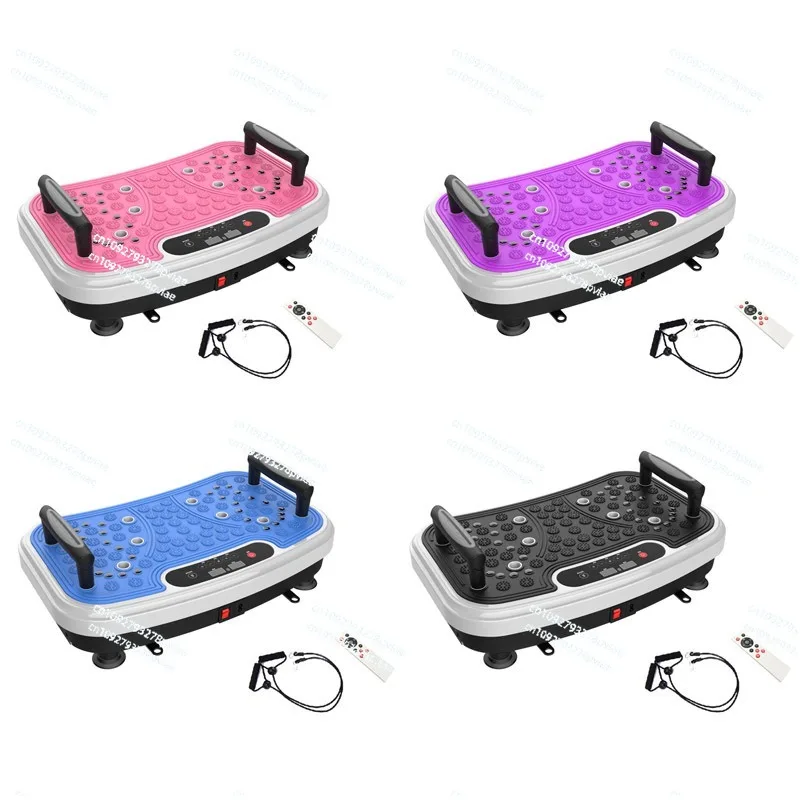 Lazy Standing Vibration Plate Burning Machine Infrared Remote Control Slimming Waist Belly Legs Fat Shaker Weight Loss Massager
