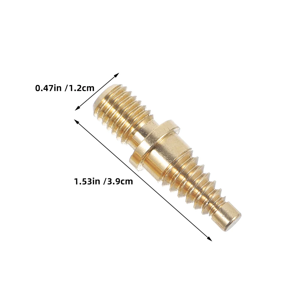 3Sets Billiard Cue Extension Joint Interface Heavy Duty Copper Screw for Precision Pool Cue Connecting Hardware Components