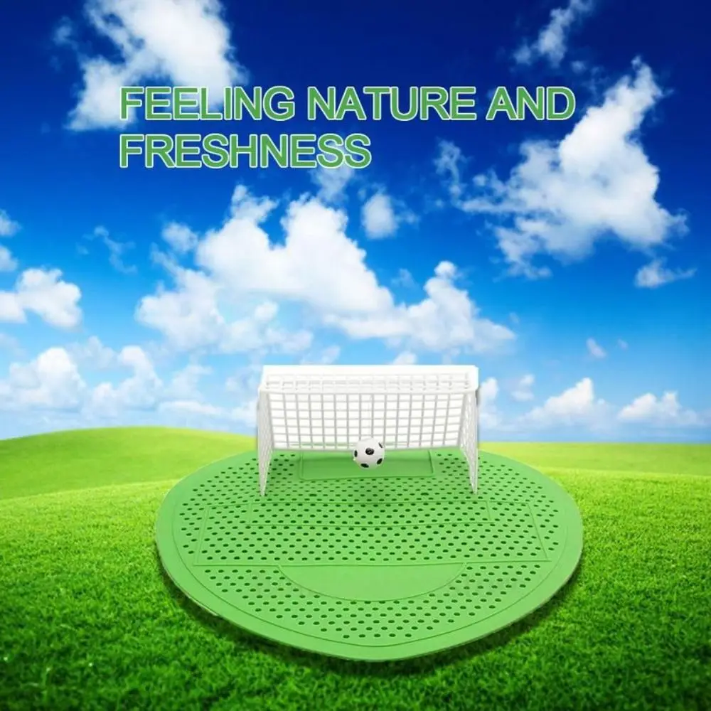 Cleaning Aromatic Urinal Screen Prevent Splashing Football Goal Urinal Mat Anti-Clog Fragrant Tablets Men's Toilet