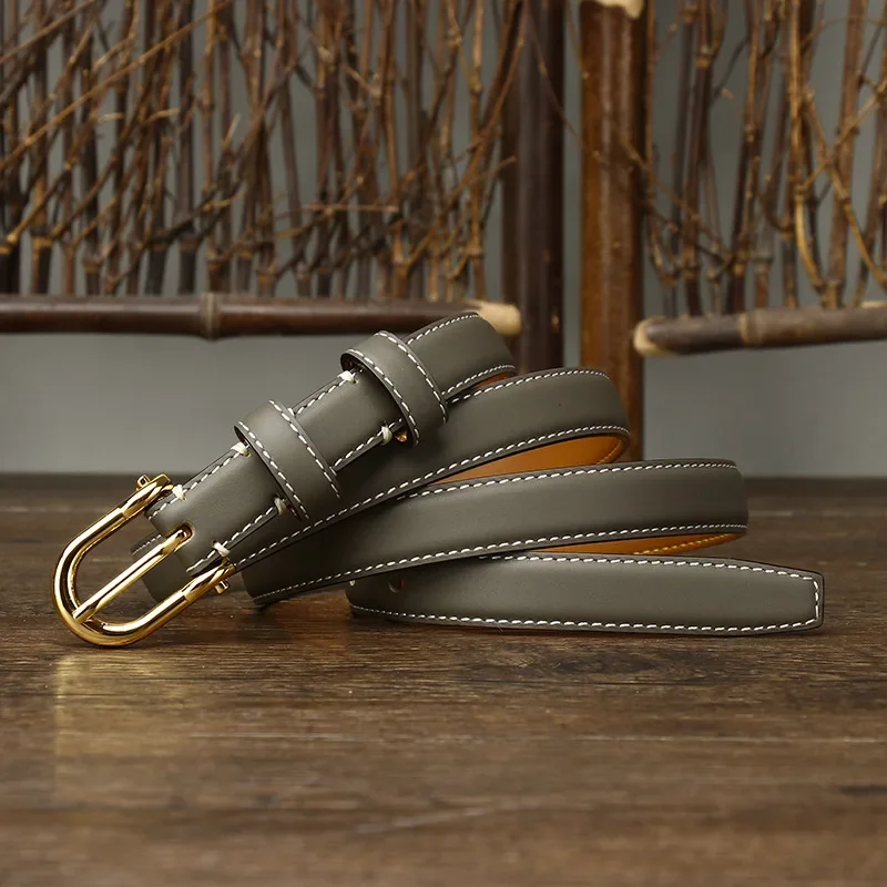 Casual Leather Belt for Women - Trendy but Versatile, Ideal for Everyday Wear