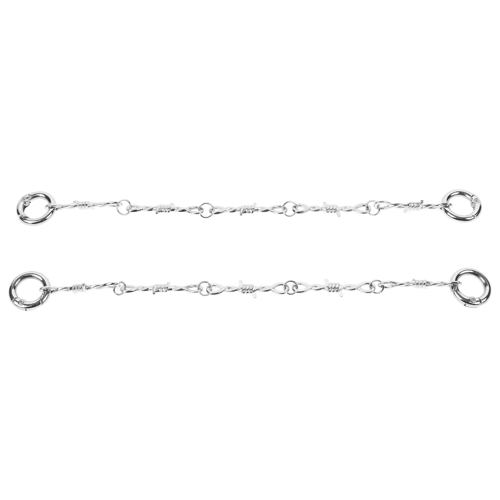 

2Pcs Shoe Chains DIY Accessory Eye-Catching Zinc Alloy Decorations for Sandals and Shoes Sandals Chain Charms DIY Shoes Chain