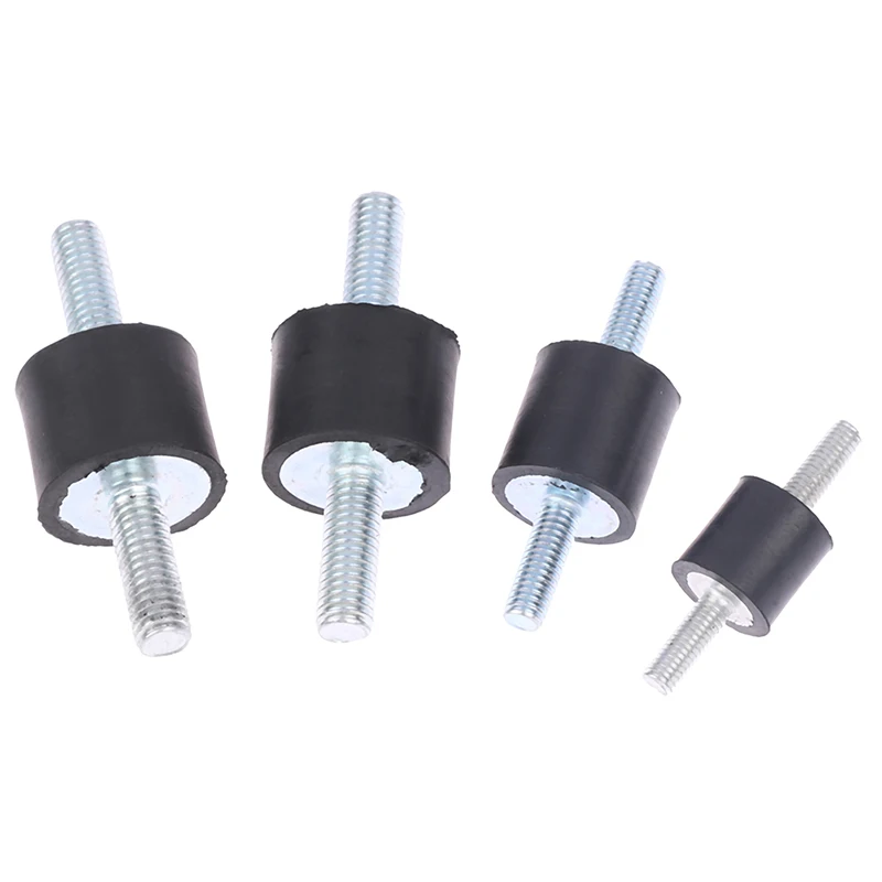 4Pcs M5/M6/M8 Rubber Steel Mounts Anti Vibration Shock Damper For Air Compressors Water Pump Welding Machine