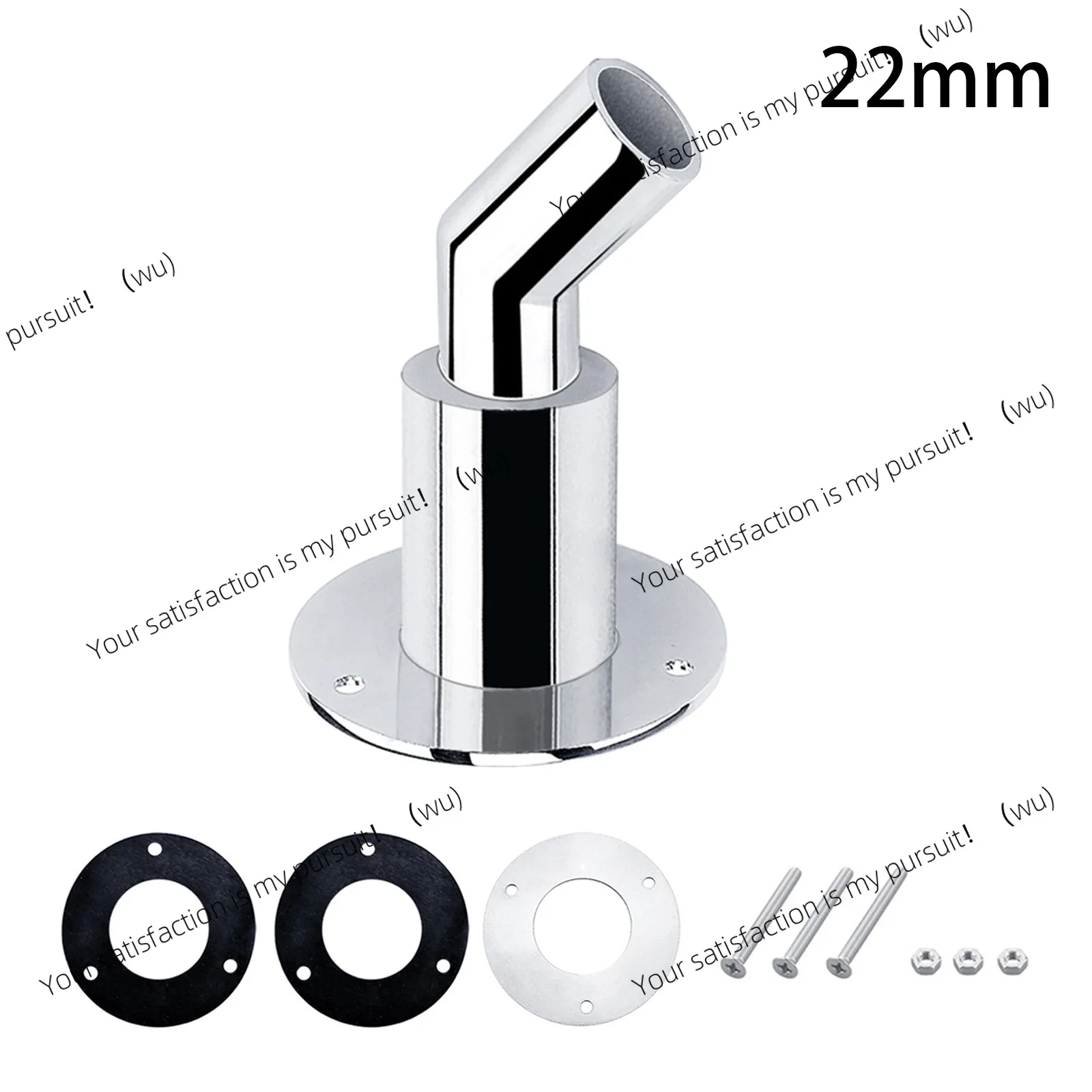 Stainless steel marine heater ventilation pipe ventilation hole hot gas steam smoke exhaust pipe 22/24mm