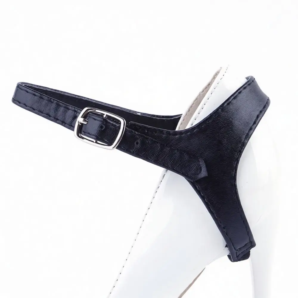 Women Heel Support Strap Prevent Slipping Off Anti Drop Band For Leather Shoes Fashion Commuter Decorative Shoe Piece