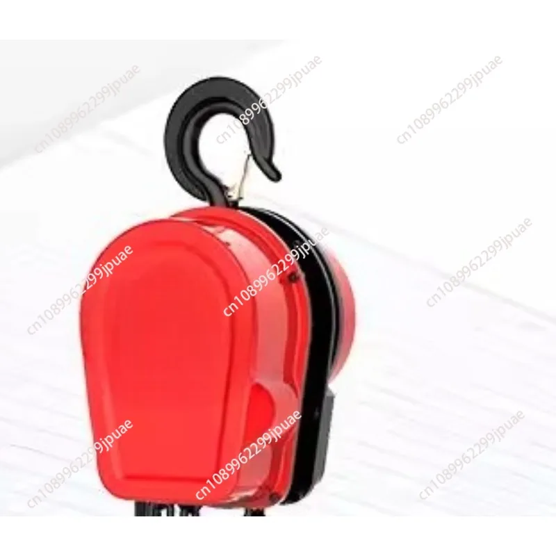380V 1 Ton Electric Chain Hoist Portable Suspension Winch Pure Copper Motor Alloy Anti-Fall Protective Cover Lifting Crane
