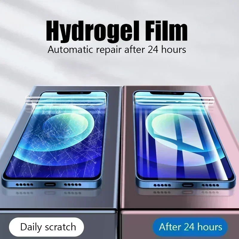 4 Stück weiche Hydrogelfolie für iPhone 15 14 13 12 11 Pro Max Silikon-TPU-Displayschutzfolie für iPhone 15 14 11 XS XR X 7 8 15 Plus