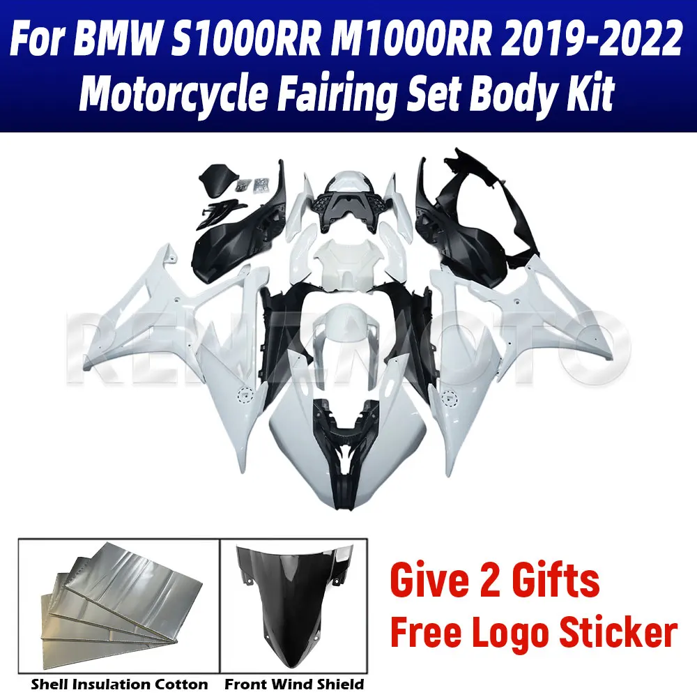 

S1000RR Moto Fairing For BMW S1000RR M1000RR 2019-2022 Unpainted Set Body Kit Decoration Plastic Guard Plate Accessories Shell