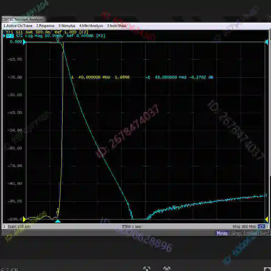 LPF-40M-5WM مرشح تمرير منخفض M أنثى 5 واط 40 ميجا هرتز