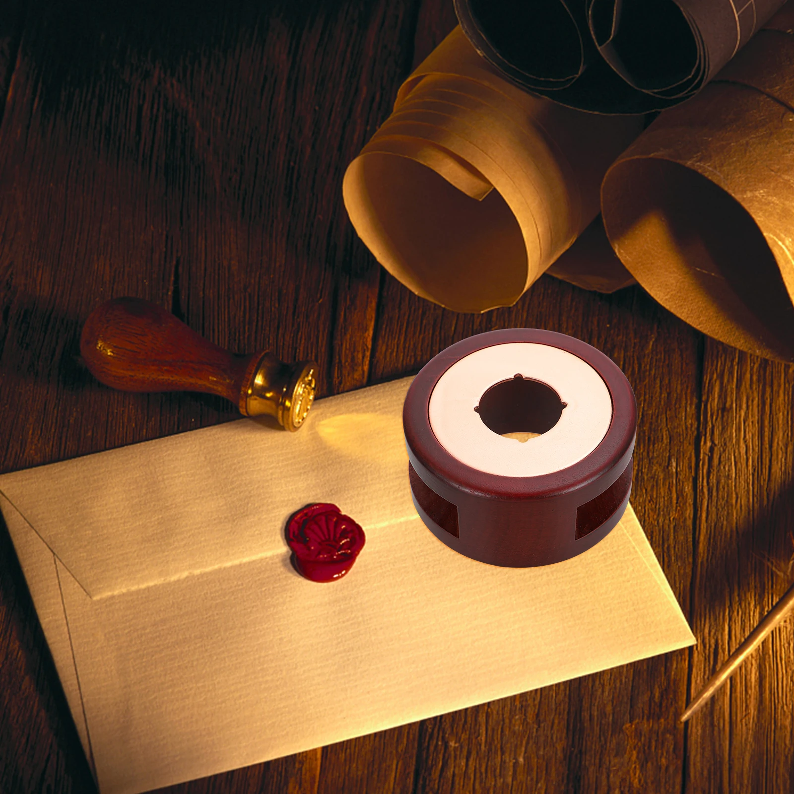

Seal Warmer Household Portable Wax Stove Durable Delicate Fast Heating Sturdy Structure Suitable For Wedding Invitations