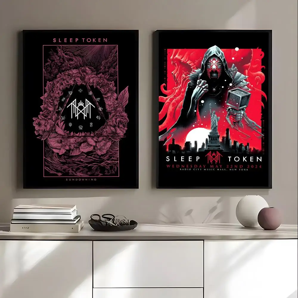 Sleep Band T-Tokens Poster HD Art Sticky Wall Waterproof Home Living Room Bedroom Bar Aesthetic Decoration