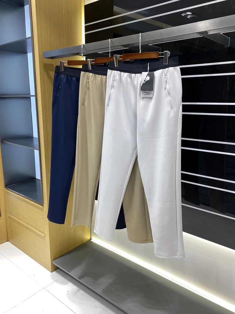 

High-End Men's Outdoor Sports Running Elastic Waist Straight Leg Casual Pants Moisture ng Breathable Autumn New Arrival