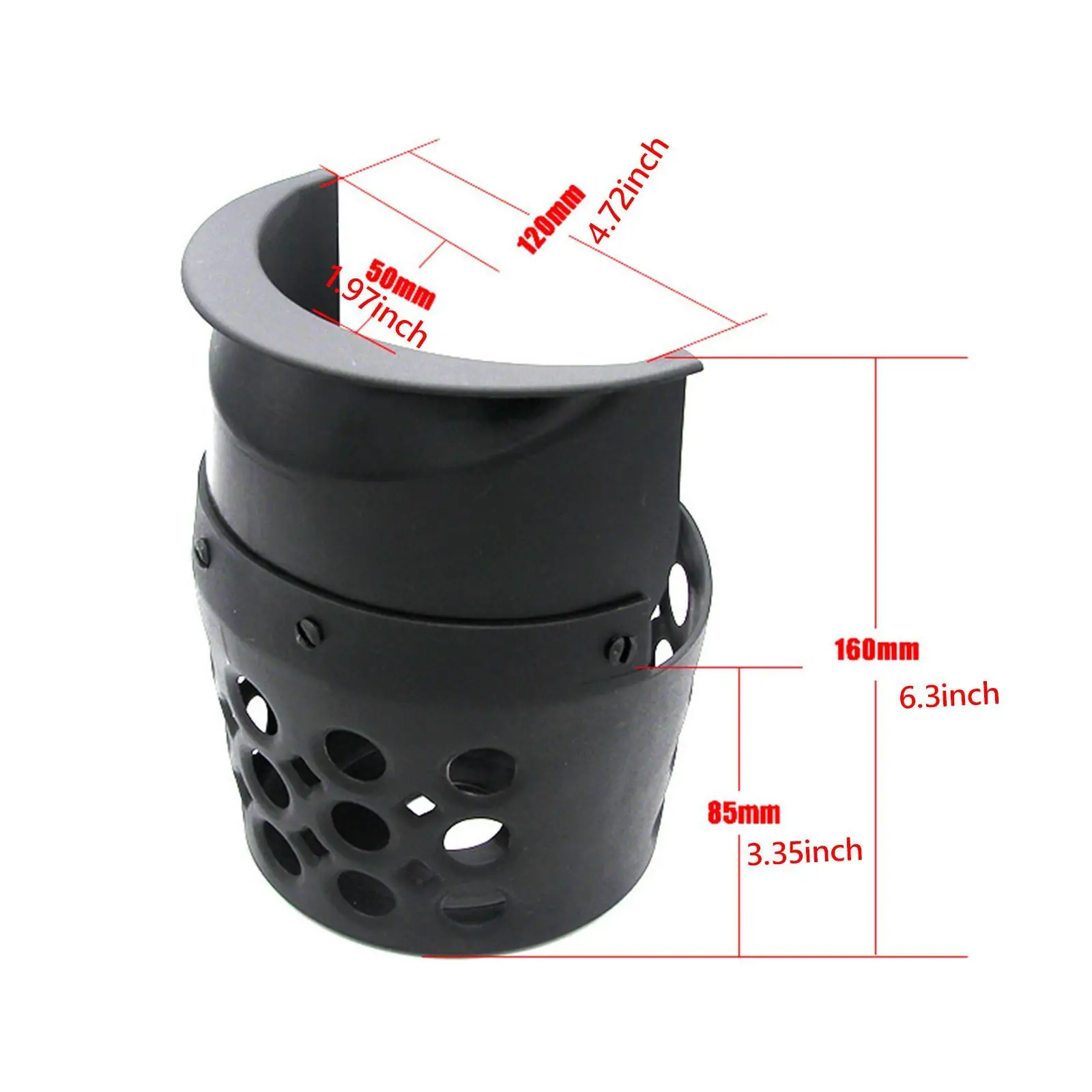 6 قطعة جيوب طاولة البلياردو سلال سوداء جيوب تخزين كرة البلياردو #3