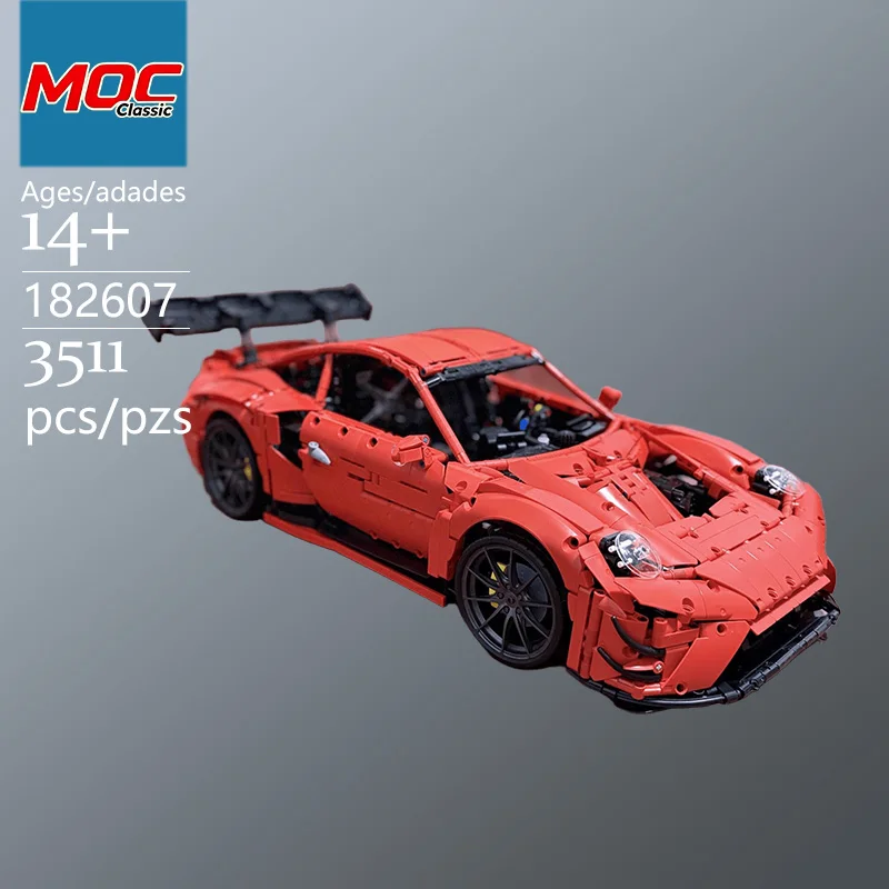 Specially Customized MOC Classic GT3 Racing Car Technic Building Block Model - Classic Recreated - Trendy Educational Toy&Gifts