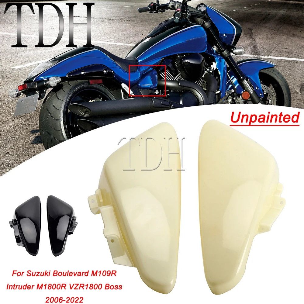 

Unpainted Batteries Side Fairing Cover Frame Cowl For Suzuki Boulevard M109R/Intruder M1800R/VZR1800 Boss 06-22 Battery Fairing