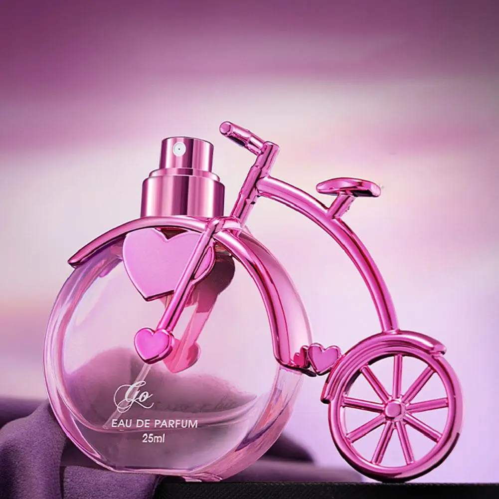 

Unique Bicycle Figurine Women's Perfume Long-Lasting Floral Fragrance, Perfect Gift For Her, Ideal For Daily Use And Special Occ