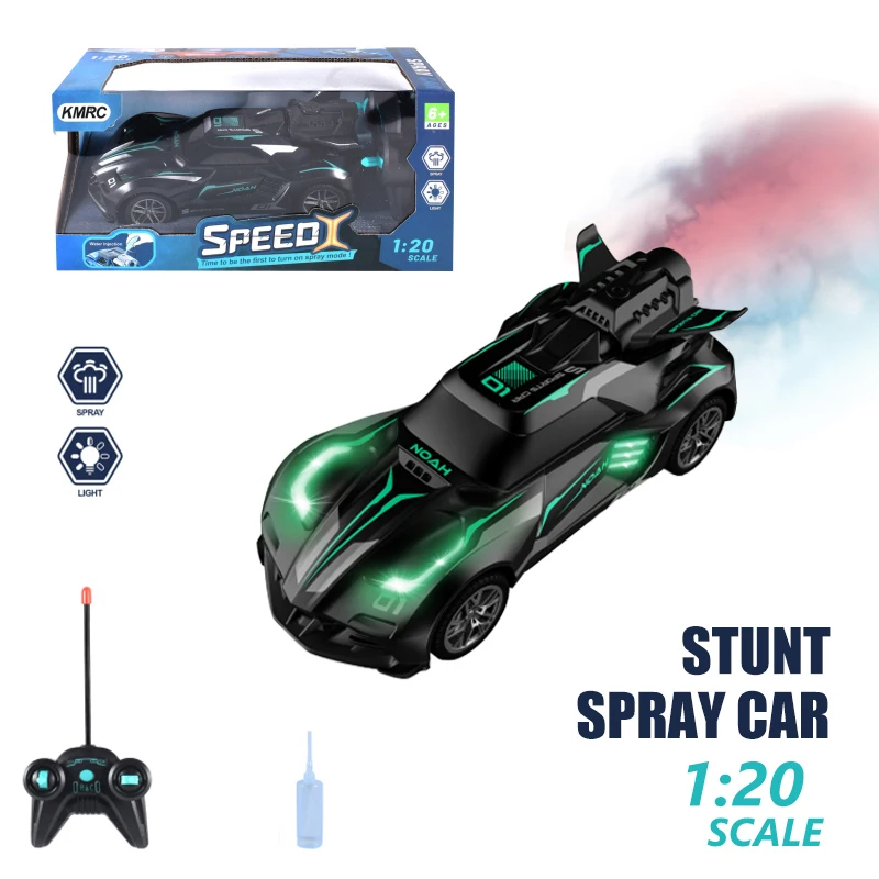 1/20 Mini RC Car Remote Control Drift Spray Racing with Light Car Toys for Boys Gift 2.4G Pojazdy dla dzieci Prezenty na Dzień Dziecka