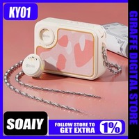 SOAIY KY01 Bluetooth Speaker Wireless Bee Amplifier Teacher's Classroom Dedicated Speaker Compact and Portable Collar Clip