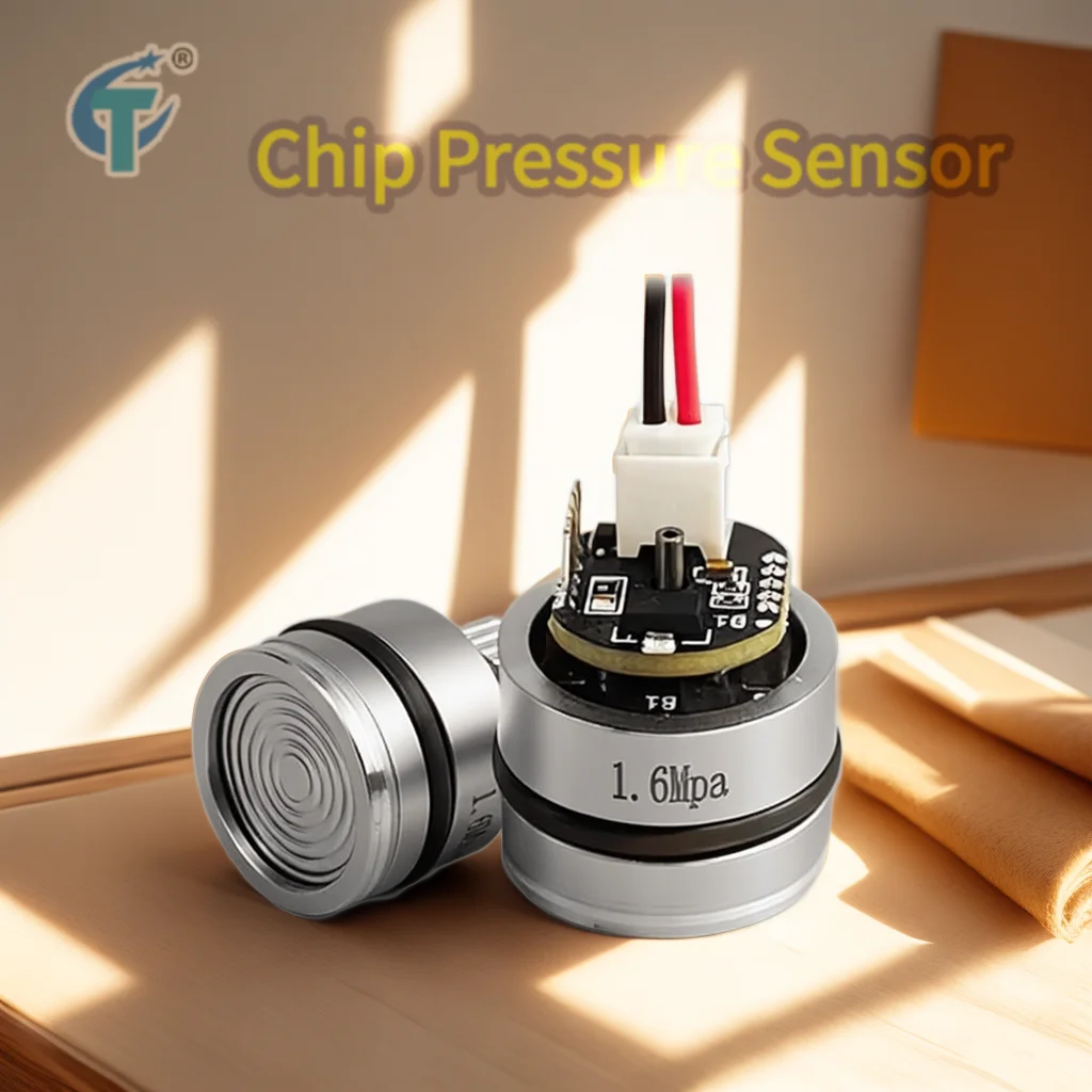 Diffused Silicon Pressure Transmitter 24VDC Power Supply ，4-20mA Output Pressure Sensor Core Element Oil-Liquid-Gas Transducer