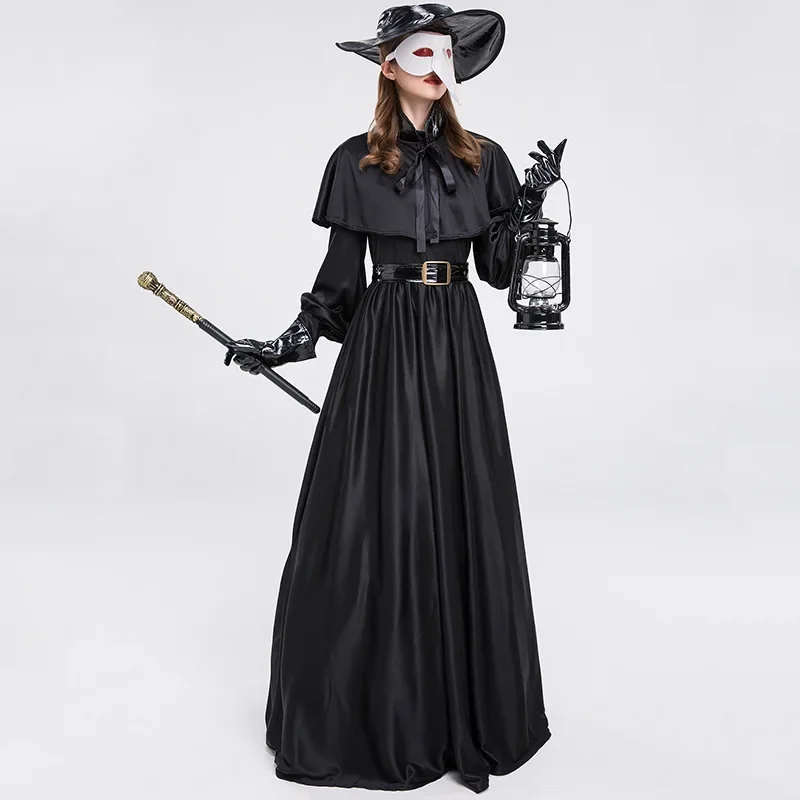 Halloween Crow Beak Medieval Steampunk Wind Ant-man European And American Plague Doctor Beak Costume