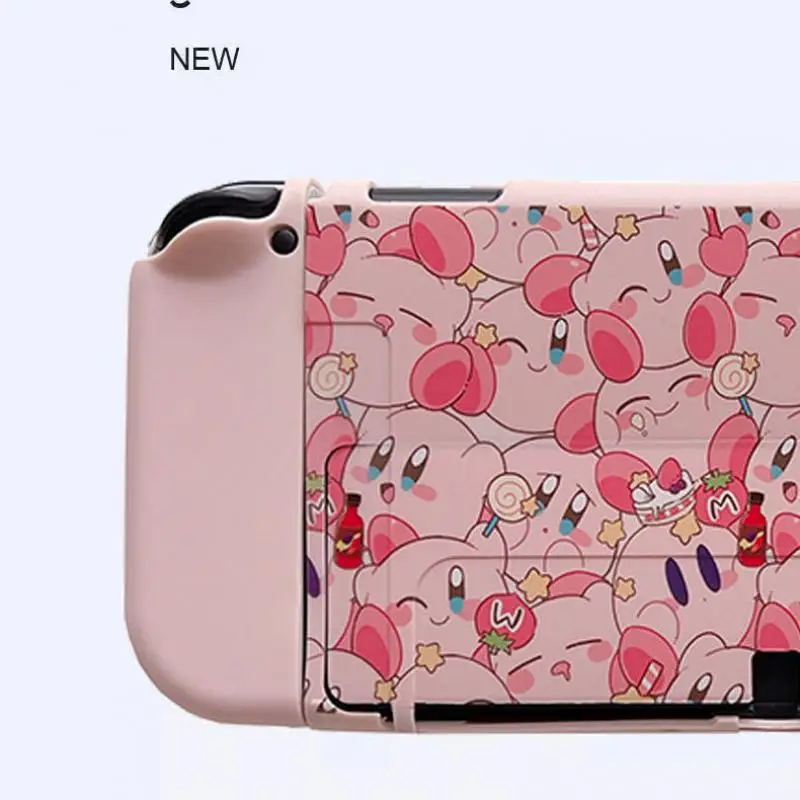 Nintendo Switch Protective Case Oled/ns Kawaii Kirby Sanrio Cinnamoroll Animation Peripherals Comfortable Soft Shell Gift Girl