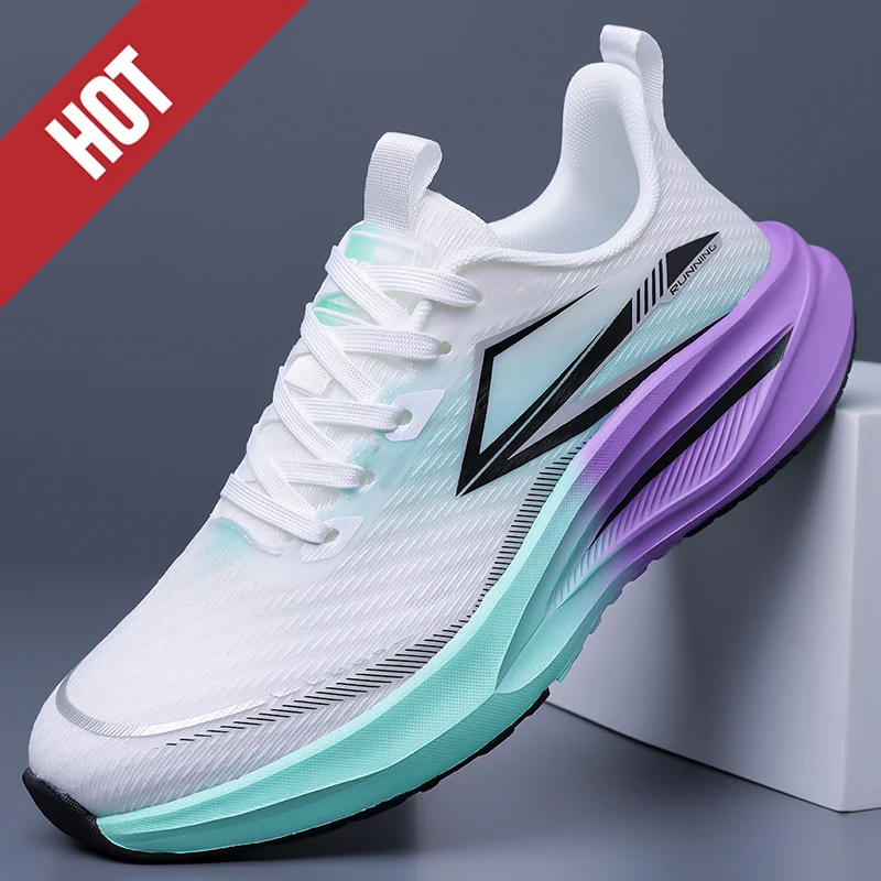 

Men Running Shoes Carbon Board Marathon Sports Tenis Breathable Lightweight Women's Comfortable Athletic Leisure Casual Sneakers