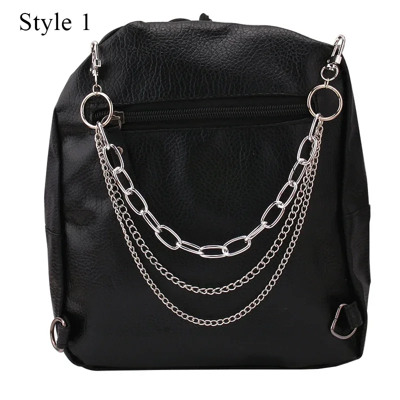 Multi-layer Metal Bag Chain Decor for Handbag Decorative Chain Exquisite Halloween DIY Purse Chain Replacement Bag Accessories