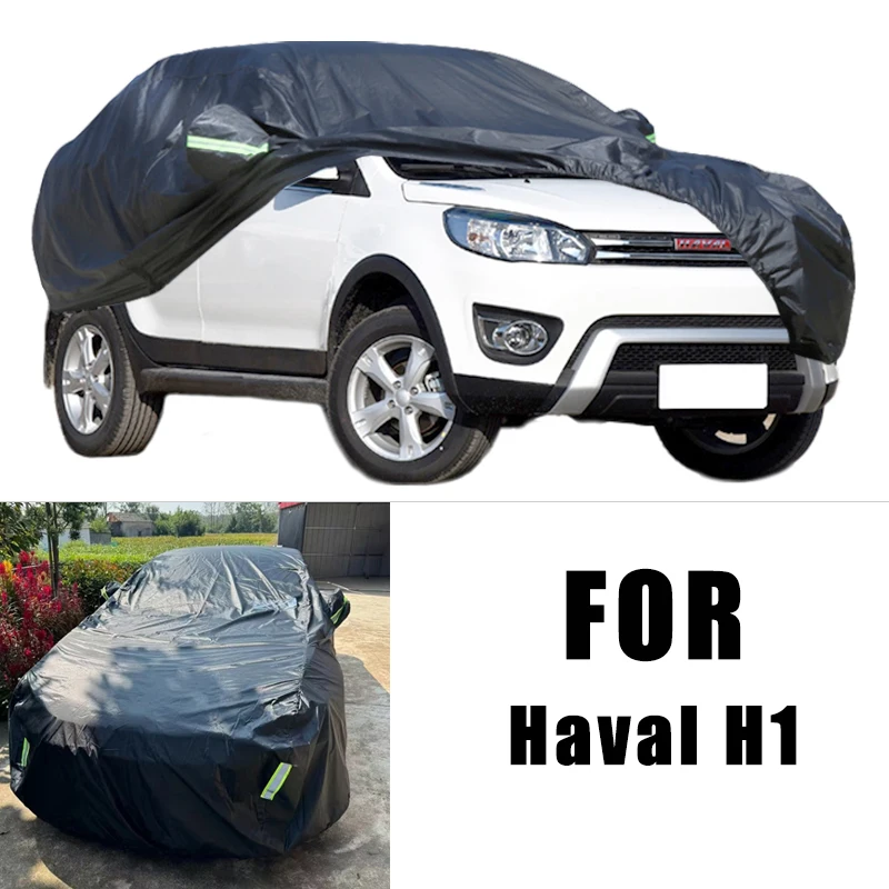 

For Haval H1 All-Weather Car Covers 6-in-1 Waterproof Dustproof UV Proof Snowproof Scratch Resistant Protection