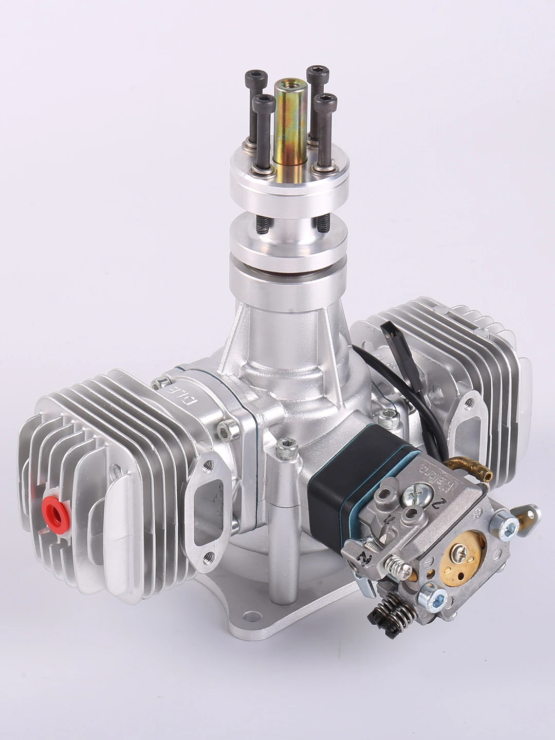 DLE New Original DLE 40CC Gasoline Petrol Engine Twin Cylinder DLE40 for RC Airplane Side Exhaust Natural Wind Cold Hand Start