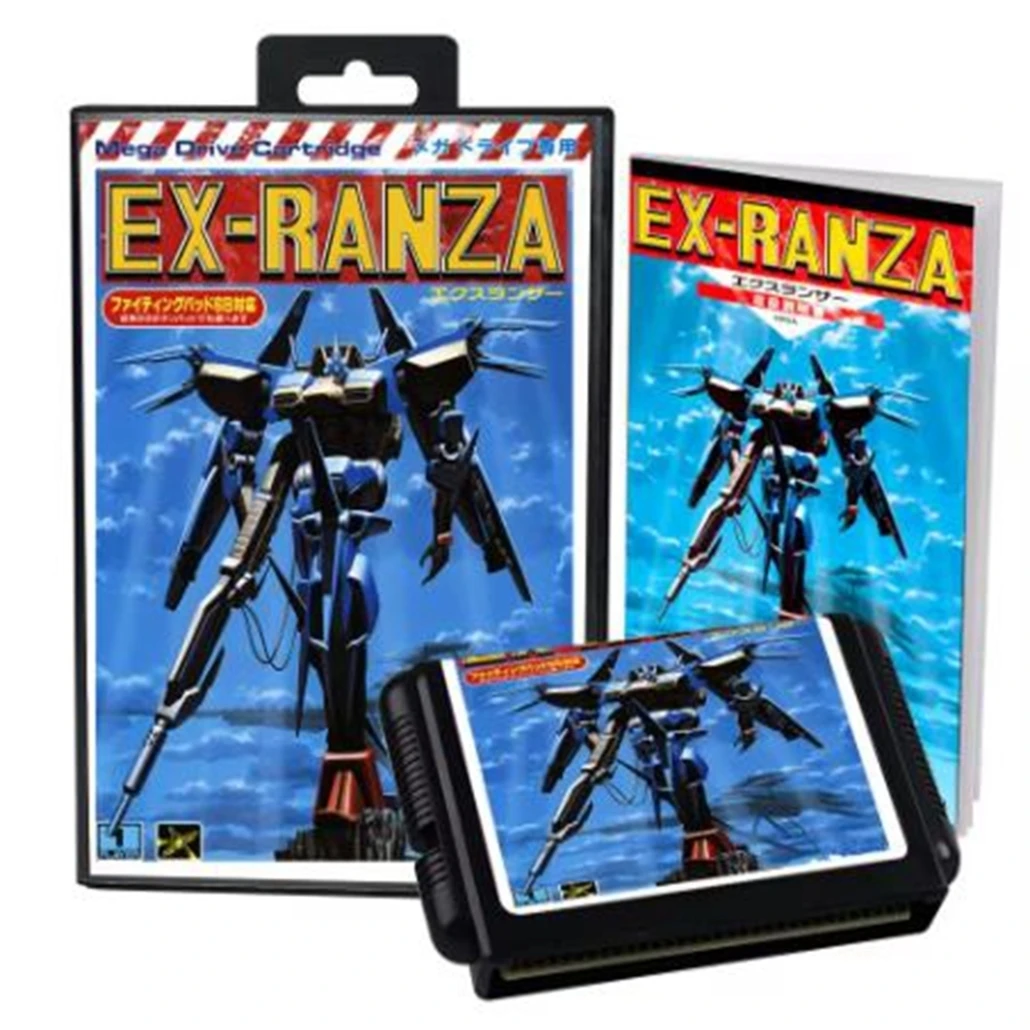 

Ex-Ranza with Box and Manual for 16 Bit Sega MD Game Cartridge Megadrive Genesis System