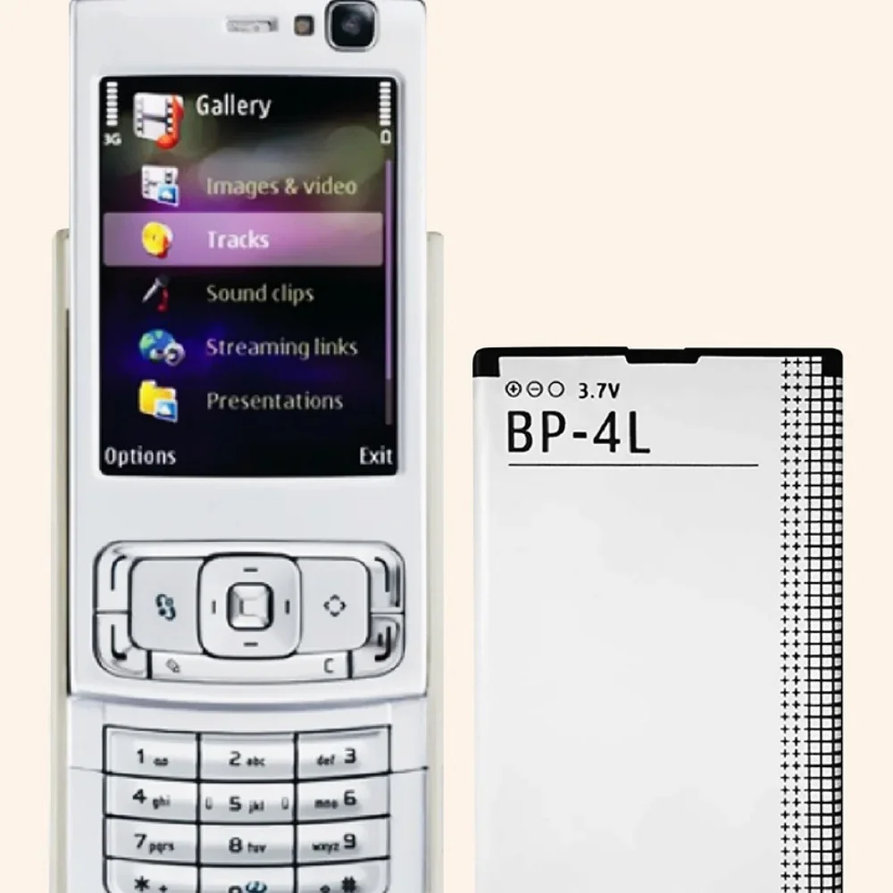 1-10PCS 3.7V, BP-4L Rechargeable Battery Suitable for Nokia E61i/E63/E90/E71 with High Capacity and Long-Lasting Battery Life