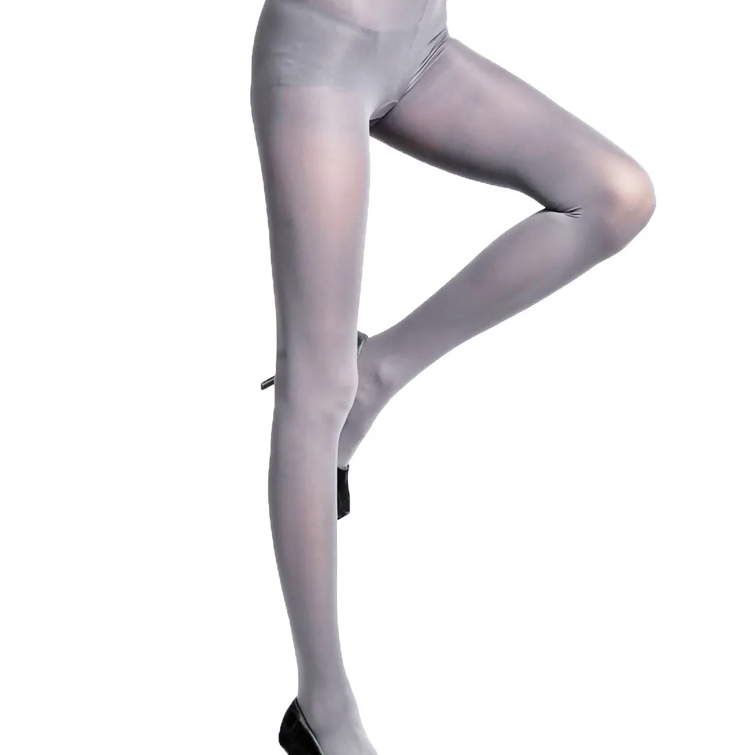 Sexy Damenmode Weiße Weiche Transparente Strumpfhose Elastische Bonbonfarbene Damen-Strumpfhose Ultra-Dünne Durchsichtige Sonnenschutz-Strumpfhose für Mädchen – Detail 1