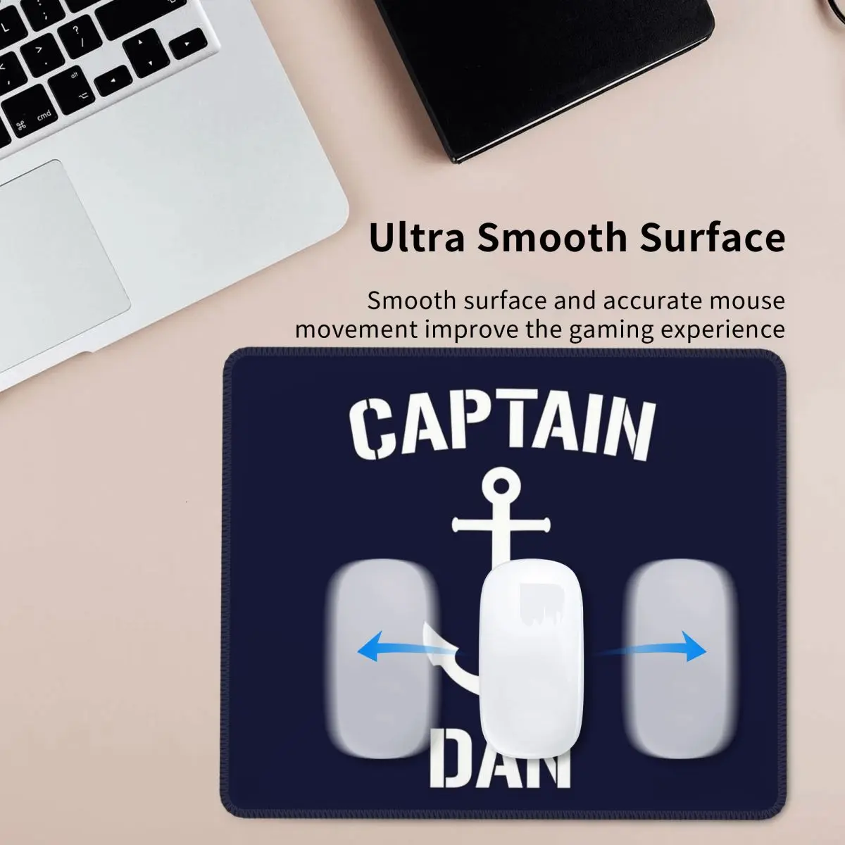 Nautical Captain Anchor Mouse Pad Computer Keyboard Mouse Mat Gamer Laptop Desk Mat Office Table Mats