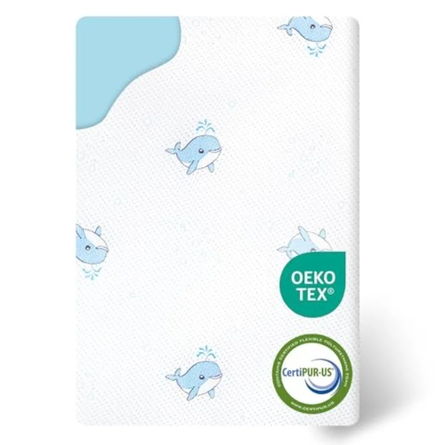

Pack and Play Mattress, 38"x26"x3" Soft and Firm Memory Foam Pack N Play Mattresses, 3 Inch Thick Baby Memory Foam Mattress for