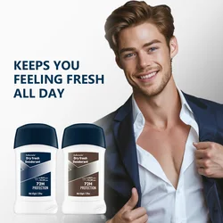 Man Antiperspirant Deodorant Stick Underarm Deodorant Reduce Underarm Body Sweating Fast Dry Lasting Portable Deodorant Stick