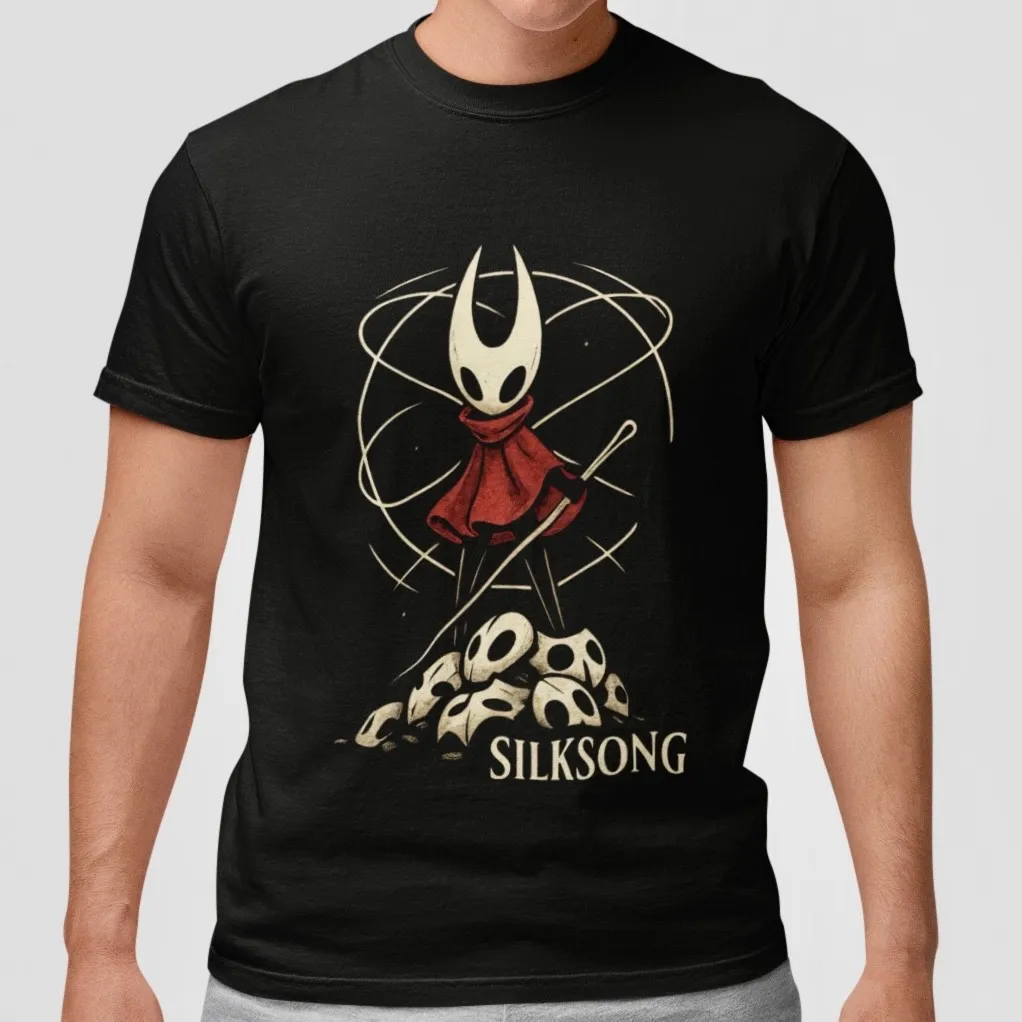 Hollow Knight Bug Knight Inspired Art Tee Dark Fantasy Gaming Graphic Shirt