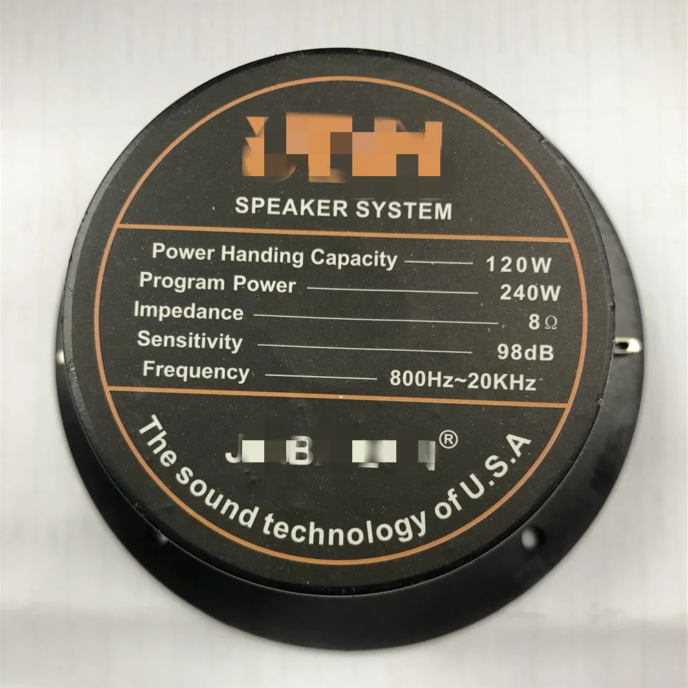 Audio high pitched speaker 4-inch beautiful sound silk film speaker dual magnetic high-quality 4-inch unit household 102mm