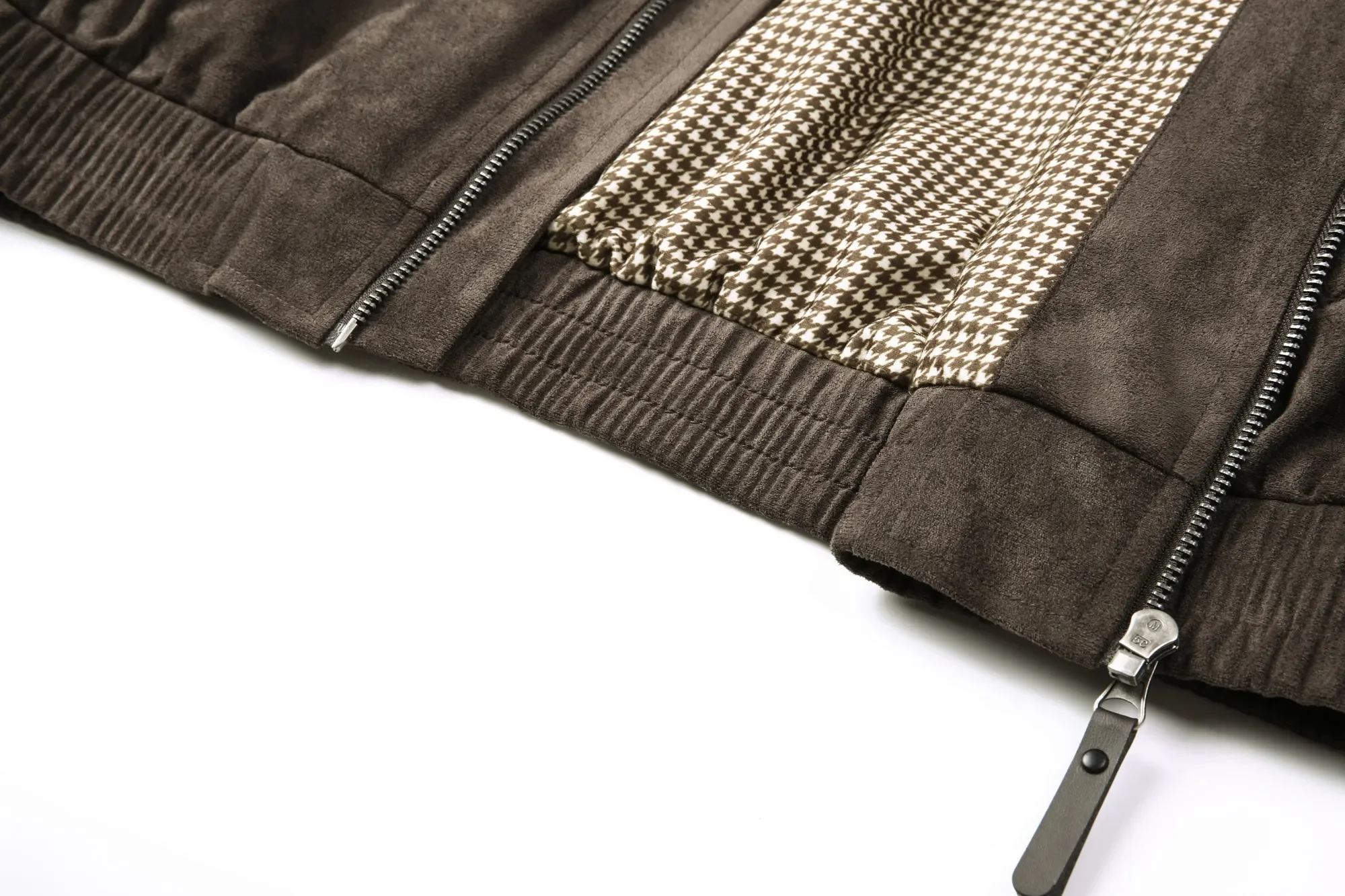 Herren Cropped Boxy Minimalistische Kunstwildleder-Jacke Leichte Weiche Textur Coach-Jacke Vintage Harajuku Streetwear Bomber-Oberbekleidung – Detail 14