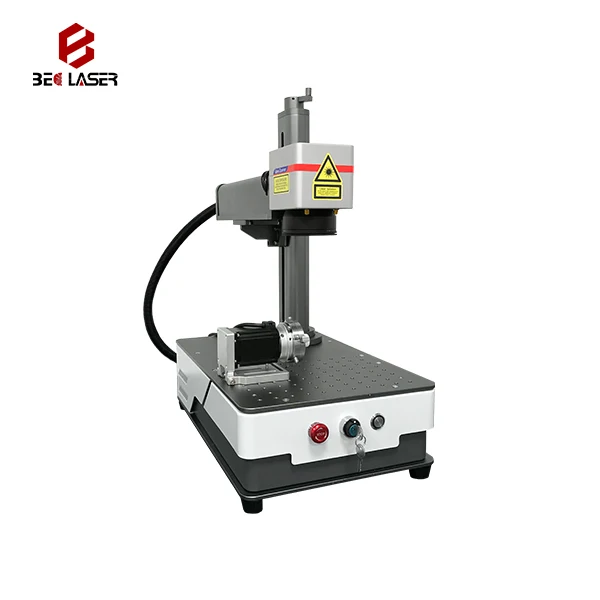 Smart Jewelry Marking Ring Engraving Mini Grey Fiber Laser Marking Machine for Metal Laser Engraving Printer