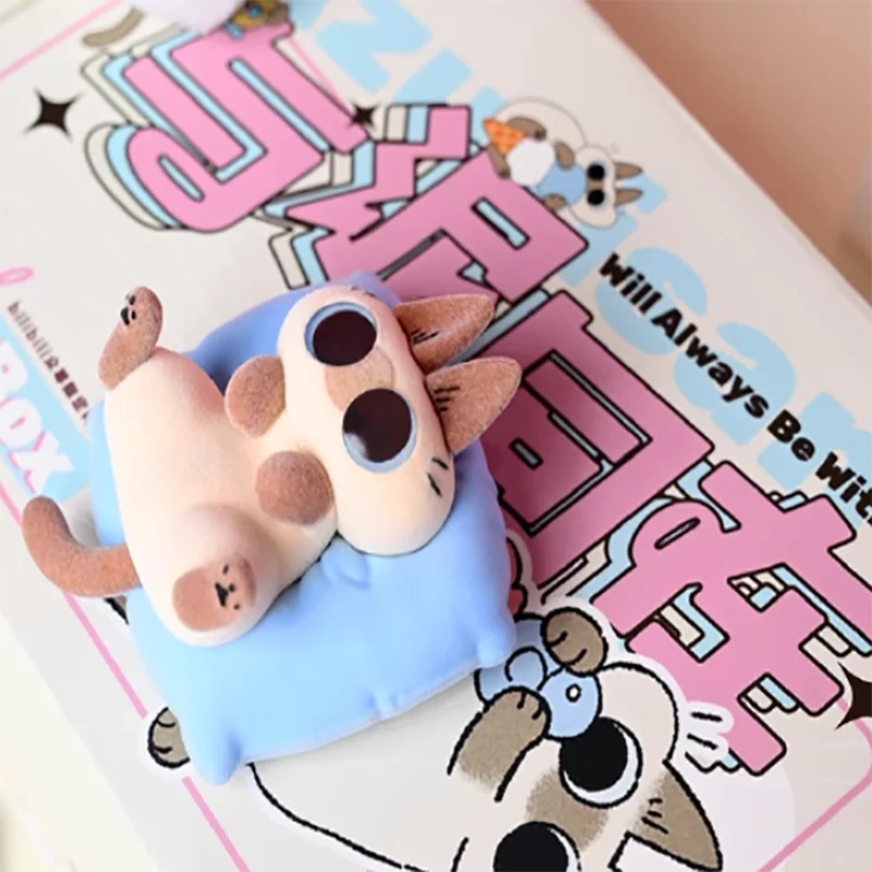 

Second Wave Plushie Siamese Cat Figurine Blind Box Cartoon Soft Toy Collectible Anime Game Official Souvenir Tianwen Cornerstone