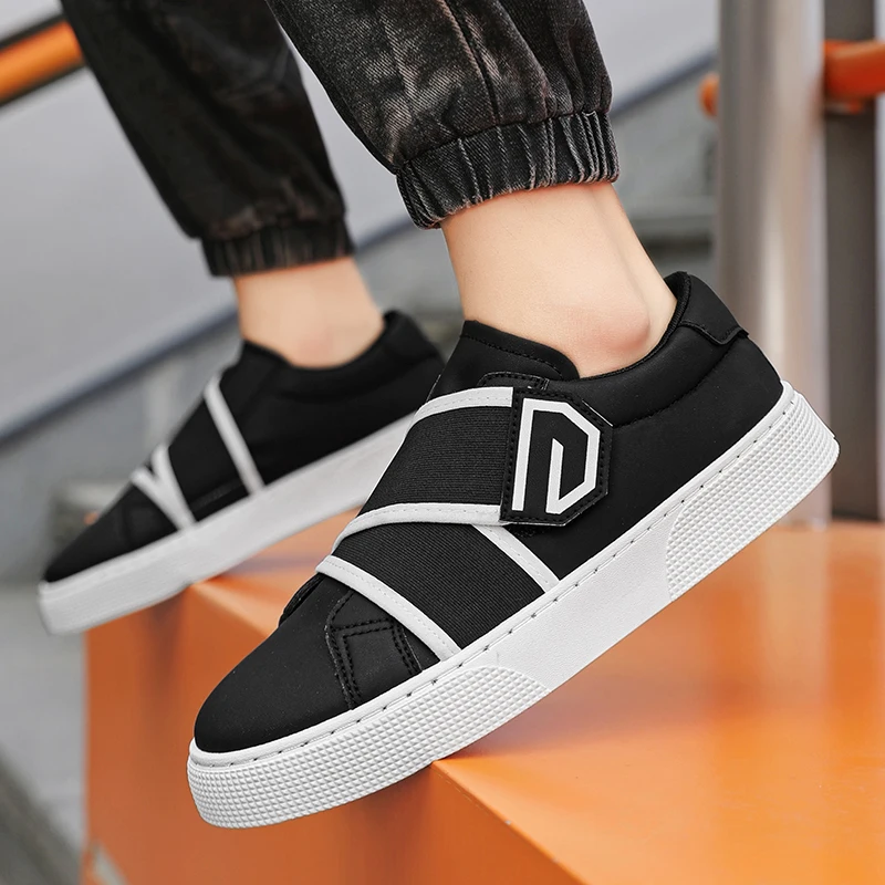 New Men Business Casual Shoes Fashion Anti Slip Outdoor Sneakers Comfortable Wear-resistant Walking Shoes Leather Walking Shoes image 6