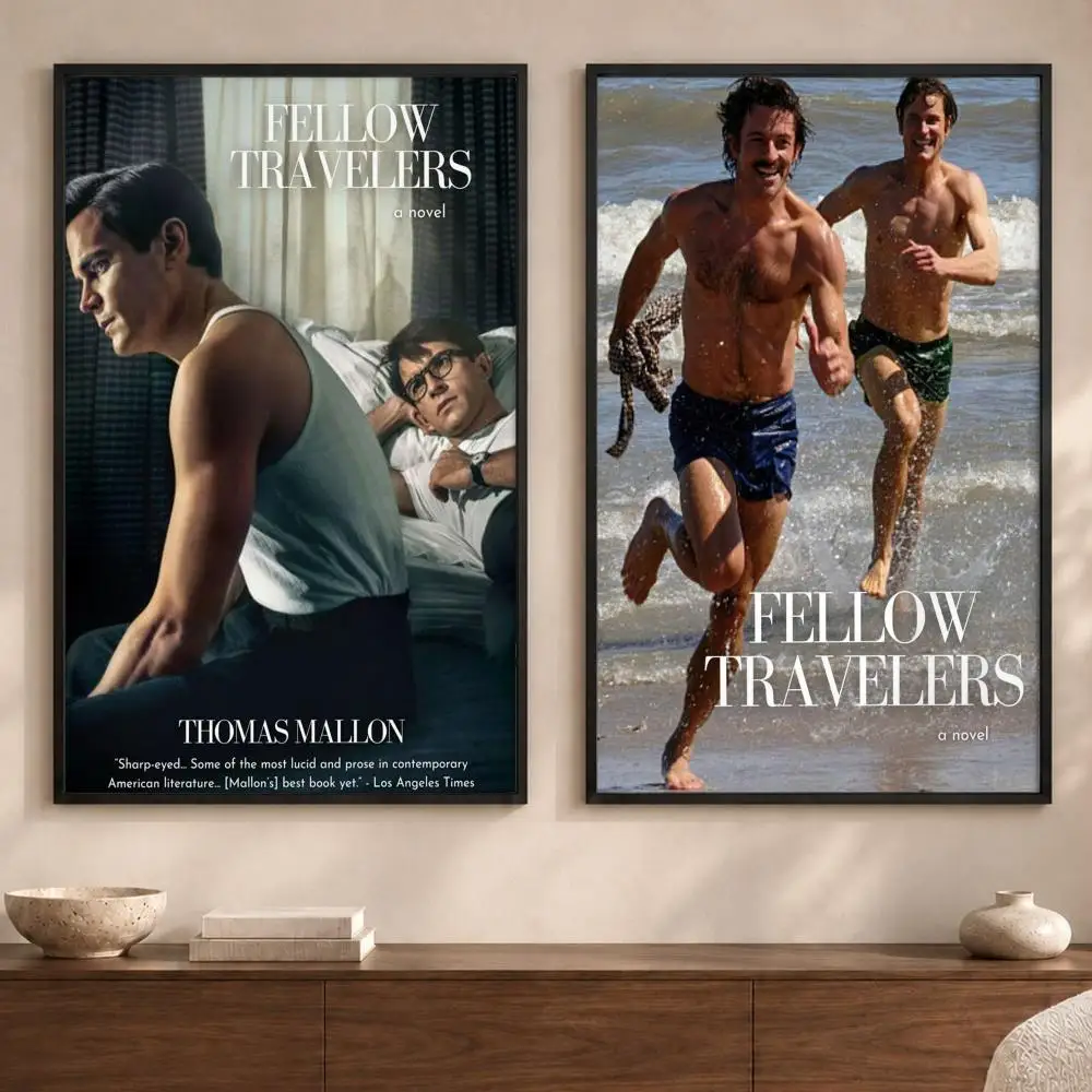 Drama F-Fellow TravelersS Poster Art  Self-Adhesive No Glue Residue Wall Sticker for Home Office Nursery